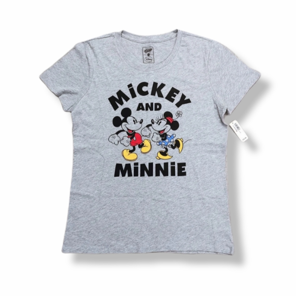 Old Navy Mickey and Minnie Mouse Dancing WMNS Graphic Tee NWT Size Large